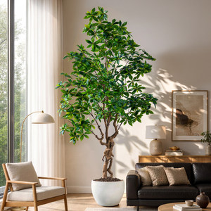 Árbol Artificial de Pieris Japonica de Estilo Natural para Espacios Interiores Modernos, Planta Artificial Decorativa para el Hogar y la Oficina - Product Image 1