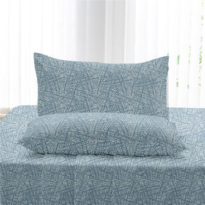 Modern 3D Printed Microfiber Flat <b>Bed</b> <b>Sheets</b> <b>Set</b> Twin Full Queen <b>King</b> <b>Sizes</b> 3pcs Polyester Filled 1800TC OEKO-TEX Certified - Product Image 5