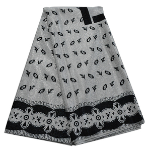 Precio al por mayor Impresión digital Africana Impresión de cera Brocado Jacquard Ankara Tela - Product Image 3