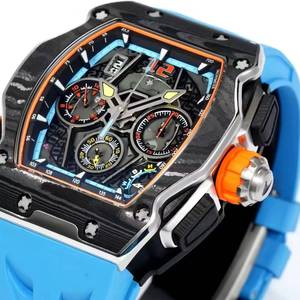 New RM6701 <b>Automatic</b> Winding Dual <b>Chronograph</b> Sports Car Design Barrel-Shaped Case Men's Business Mechanical Watch - Product Image 3