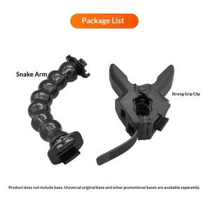 Bras flexible articulé à <span class=keywords><strong>9</strong></span> points avec pince requin pour fixation solide, idéal pour la prise de vue avec caméra d'action GoPro - Product Image 5