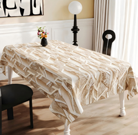 Nappe élégante de luxe en PVC de qualité alimentaire, motif chevrons gris marbré, personnalisable, imperméable, pour intérieur