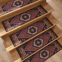 Tapis d'escalier à motifs orientaux, lavables, antidérapants, autocollants, respectueux de l'environnement, design moderne, marque privée