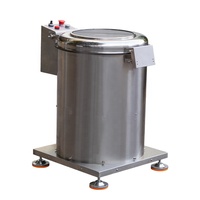 Déshydrateur alimentaire centrifuge commercial en acier inoxydable, capacité 15 kg, pour viande, légumes et fruits