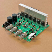 Nouveau haut-parleur de subwoofer haute puissance à 2.1 canaux DX-2.1, carte d'amplificateur finie à monter soi-même sans ligne de terminal 3.96, carte d'amplificateur