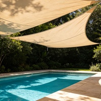 Voile d'ombrage anti-UV pour extérieur, voile d'ombrage en HDPE résistant aux UV pour carport, piscine, camping, durabilité de 3 à 10 ans