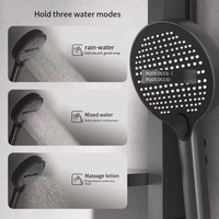 Ensemble de douche température constante affichage numérique tout cuivre bain intelligent pressurisé piano salle de bain atmosphère clé douche