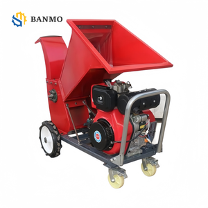 Broyeur d'aliments mobile pour animaux 0,4-1T/H - Coupe-herbe électrique ou diesel en option, déchiqueteuse de paille 8HP à moteur diesel pour les petites exploitations agricoles - Product Image 3