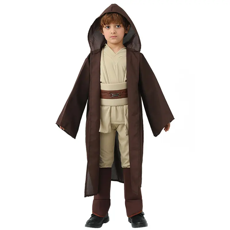 2023 Nieuwe Kind Kinderen Obi Wan Kenobi Uniform Pak Anakin Capuchon Gewaad Jedi Ridder Kostuum DMBC-004