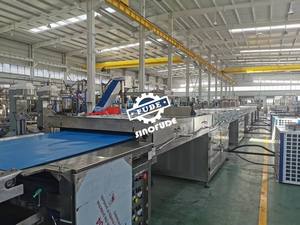 Línea de Producción de Barras de Chocolate Tipo Snickers, Mezcladora de Turrón, Dosificador de Caramelo, Cocedor, Tostador de Cacahuetes, Rociador - Product Image 5