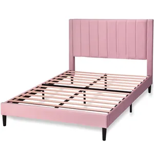 Ensembles de chambre à coucher moderne avec lit superposé rembourré en tissu <span class=keywords><strong>italien</strong></span> cadre de lit rembourré en tissu <span class=keywords><strong>italien</strong></span> - Product Image 5