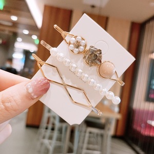 Accessoires de <span class=keywords><strong>cheveux</strong></span> personnalisés à la mode, pince à <span class=keywords><strong>cheveux</strong></span> pour femmes, lot de 3 pinces à <span class=keywords><strong>cheveux</strong></span> - Product Image 5