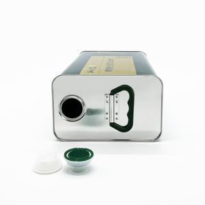 Latas Rectangulares de Hojalata de 5L para Aceite de Oliva, Grado Alimenticio, con Impresión Offset y Tapa de Plástico, Venta al Por Mayor - Product Image 4