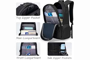 Sac à dos de skateboard imperméable de haute qualité avec porte-ordinateur portable, logo personnalisé OEM/ODM, SkiBag pour la salle de sport, sac de voyage - Product Image 2