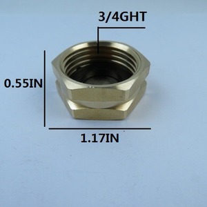 Tapones de Latón de 3/4 Pulgadas para Mangueras de Jardín con Conectores Macho para Tuberías, Accesorios de Riego - Product Image 3