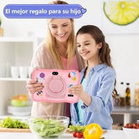 Tablet Android 13 de 7 Pulgadas MTK 4G+64GB para Niños, con Software Preinstalado y Funda de Silicona