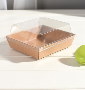 Tiramisu <strong>Basque</strong> Cake Packing Box with Raised Cutouts for Slicing Into Pieces. Baked Dessert for Packaging in a Meal Box. - Product Image 4
