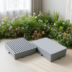 Небольшой пластиковый лоток с пряжкой, 400*300*100 мм, подходит для домашнего использования, склада и супермаркета - Product Image 2