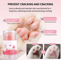 Stick de baume pour pattes et nez PetFit pratique pour chats et chiens - Hydratant, anti-dessèchement, anti-fissures, adoucissant, protection des pattes
