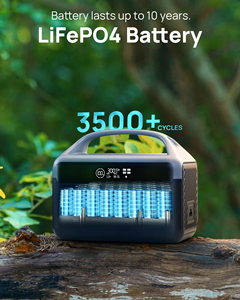 Station d'alimentation portable LiFePO4 500W 444Wh à charge rapide avec fonction UPS, vente en gros en Chine - Product Image 2