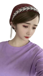 Nouveau <span class=keywords><strong>bonnet</strong></span> <span class=keywords><strong>chimio</strong></span> tressé hijab, turban africain pour femmes musulmanes, en tissu à sequins respirant et écologique, chapeaux quatre saisons - Product Image 2
