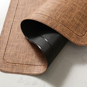 YY Stocked Non-Slip Insulation Placemats <b>Dinner</b> Luxury Design <b>Table</b> <b>Mat</b> Round Flower Shape Waterproof Placemats for Home Decor - Product Image 4