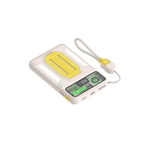 Batterie externe magnétique sans fil 22,5 W 10000 mAh, chargeur rapide portable avec écran numérique, refroidissement par air et support pliable intégré