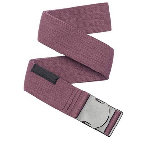 Cinturones Delgados para <span class=keywords><strong>Hombre</strong></span>, Cinturón Elástico Resistente de Tela Estrecha con Hebilla Metálica de Ajuste Micro sin Metal - Product Image 4