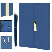 Ensemble de classeur organisateur en cuir PU gaufré motif floral lavande avec stylo et marque-pages magnétiques, papier épais