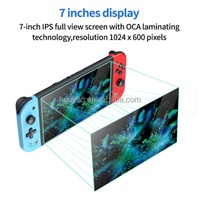 Console de jeu rétro portable, écran IPS de 7 pouces, 3000 jeux intégrés, batterie de 4000 mAh, résolution 1024x600, système d'exploitation Android, prise en charge de la carte TF