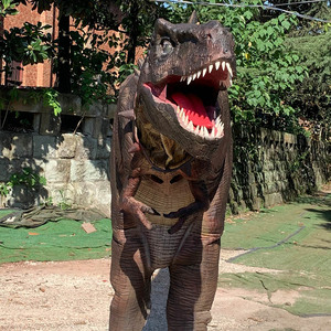 बिक्री के लिए छिपा पैरों टी रेक्स कॉस्टयूम वयस्क डायनासोर पोशाक - Product Image 6