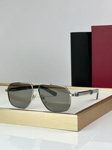 Gafas de Sol de piloto Vintage para hombre, Gafas de metal para mujer clásicas, gafas de conducción UV400, nuevas gafas de sol de doble haz a la moda - Product Image 6