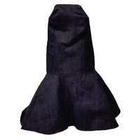 1 Stück Blaue Denim-Schweißhaube Schweißermütze Flammhemmender Helm Schweißhals-Schutz für Schweißer Sicherheitsabdeckung