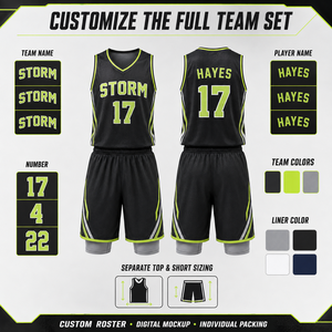 Ensemble d'uniformes de basketball personnalisés 2-en-1 : Maillot et short avec doublure de compression intégrée – Fournisseur de tenues d'équipe personnalisées - Product Image 3