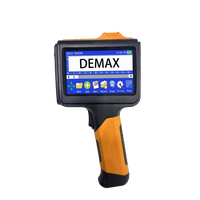Imprimante jet d'encre thermique portable 12,7 mm pour étiquettes de date, numéro de lot et logo, facile à utiliser, 25 langues, pour cartons en plastique