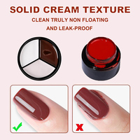 Proveedor profesional de gel de uñas BOZLIN 3 en 1 15ml esmalte de gel de pudín de crema sólida semipermanente de alto pigmento
