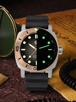 Relojes de Pulsera Personalizados con Diseños de Moda, Logotipo OEM, Caja de Titanio Deportiva, Cronógrafo para Hombre, de Lujo