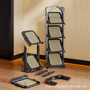 Multi Layer <b>Shoe</b> Rack Foldable Space Saving <b>Storage</b> For Home Dormitory Bedroom Entryway Sneakers <b>Boots</b> High Heels - Product Image 4