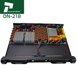 Paulkitson, amplificador de potencia profesional de clase D de 2 canales, carcasa metálica de 4 ohmios para uso en escenario - Product Image 3