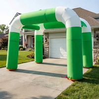 Arche de course gonflable personnalisée avec éclairage LED, imperméable, pour départ/arrivée, marathon, événements sportifs en plein air