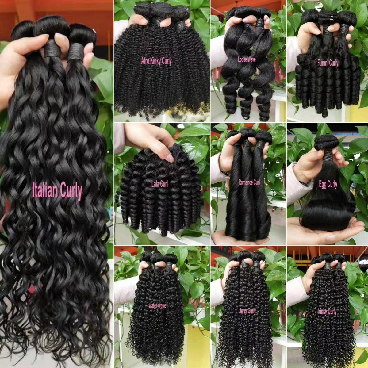 braiding hair italian curly