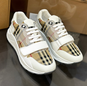 Chaussures décontractées tendance et élégantes, chaussures de sport luxueuses pour hommes, antidérapantes, amortissantes, nouvelles chaussures de basket-ball, de tennis et de marche, en cuir de vache - Product Image 1