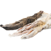 Friandises saines pour chiens OEM : Oreilles de lapin séchées riches en protéines brutes, sans additifs, à mâcher, pour animaux de compagnie