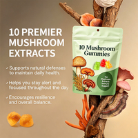 Formule Personnalisée Puissante Force Maximale Usine Directe Marque Privée Pure Naturelle Efficace 100% Pure Champignon Adulte Faible en Sucre