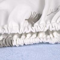 Drap de berceau en coton biologique respirant, draps universels pour matelas ovale, pour fille et garçon, motif floral personnalisé, drap de lit pour bébé