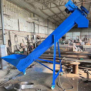 Convoyeur hélicoïdal incliné 5,5 kW 380 V à vitesse réglable, durable pour usine de fabrication - Product Image 2
