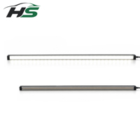 Barre lumineuse LED de camping 30 cm 6W, nouvelle, double couleur, dimmable, blanc ambre, lumière mixte, magnétique, 12V 24V pour voiture et camping-car