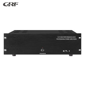 เครื่องขยายเสียง8ช่องสัญญาณสำหรับภาพยนตร์ซับวูฟเฟอร์600วัตต์สีดำและสีทอง - Product Image 3