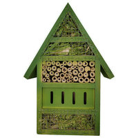 Hôtel suspendu en bois massif pour insectes – Habitat durable et écologique pour abeilles, coccinelles et libellules