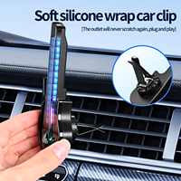 Nouvelle lumière d'ambiance pour voiture avec diffuseur de parfum, lumière polaire, parfum RGB, lumière rythmique musicale contrôlée par la voix